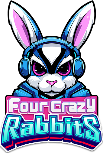 Four Crazy Rabbits logo